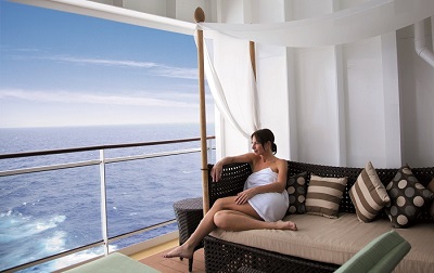 Entspannen auf dem Luxus-Balkon 