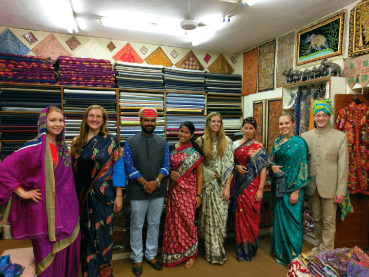 Traditionelle indische Saris