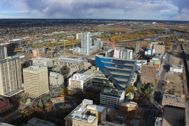 Blick vom Calgary Tower