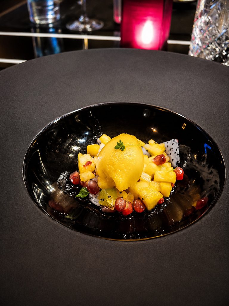 Sorbet-Dessert
